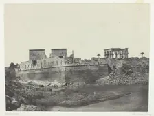 Vue Prise à l'Angle Sud-Ouest, Philoe; Nubie, 1849/51, printed 1852. Creator: Maxime du Camp