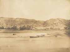 Vue prise au Sud-Est de Philae - Cherk-el-Hesseh, 1849-50. Creator: Maxime du Camp