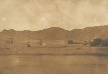 Vue prise du Nord-Est de Philae - Village de Kolokina, 1849-50. Creator: Maxime du Camp