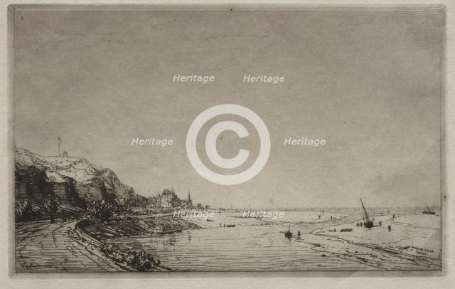 Vue prise du Port de Dives. Creator: Maxime Lalanne (French, 1827-1886).