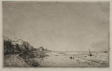 Vue prise du Port de Dives. Creator: Maxime Lalanne (French, 1827-1886)