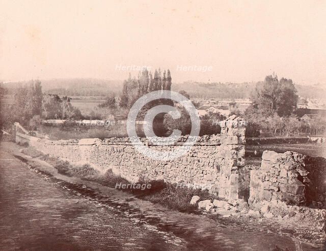 Vue prise dans la vallée de Changy, aux environs de Fontainebleau, 1850-53. Creator: Unknown.