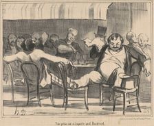 Vue prise sur n'importe quel boulevard, 19th century. Creator: Honore Daumier