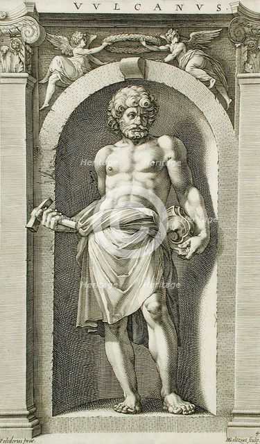 Vulcan, 1592. Creator: Hendrik Goltzius.