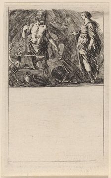 Vulcan and Thetis, 1644. Creator: Stefano della Bella