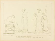 Vulcan and Thetis, n.d. Creator: John Flaxman