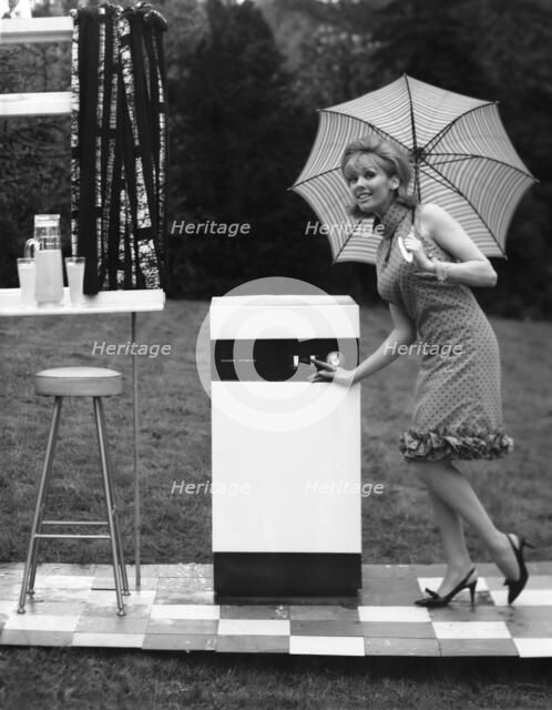 Vulcan boiler advertisment shot, 1965. Artist: Michael Walters