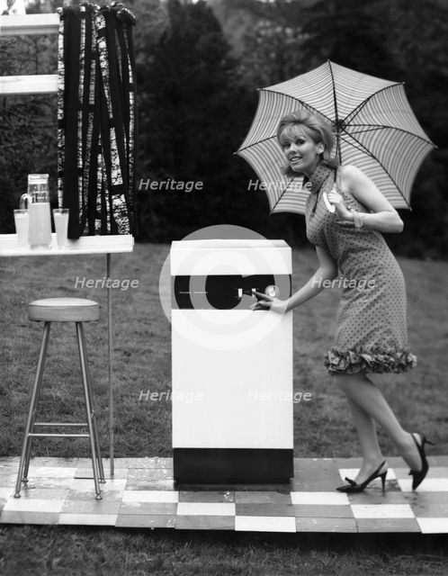 Vulcan boiler advertisment shot, 1965. Creator: Michael Walters.