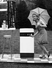 Vulcan boiler advertisment shot, 1965. Creator: Michael Walters