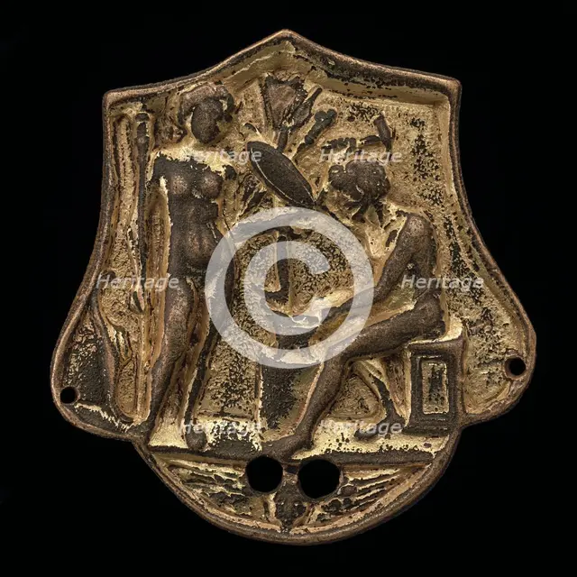 Vulcan Forging the Arms of Aeneas, late 15th - early 16th century. Creator: Pseudo Melioli.