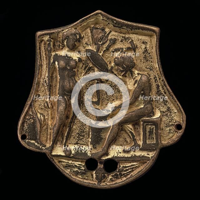 Vulcan Forging the Arms of Aeneas, late 15th - early 16th century. Creator: Pseudo Melioli.