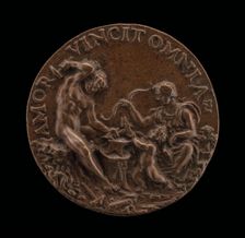 Vulcan Forging the Arrows of Cupid, late 15th - early 16th century. Creator: Unknown