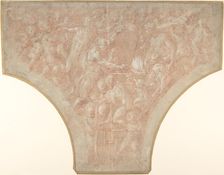 Vulcan Forging the Darts of Cupid, 1552-56. Creator: Francesco Primaticcio