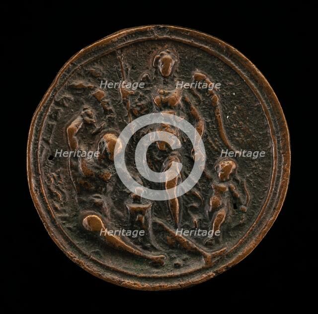 Vulcan, Victory and Cupid. Creator: Moderno.