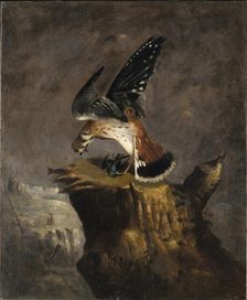 Vulture and Its Prey, 1844. Creator: Robert Seldon Duncanson