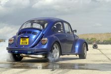 VW Beetle Burning out