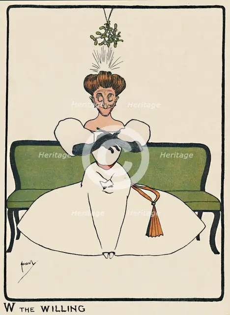 'W the Willing', 1903. Artist: John Hassall.