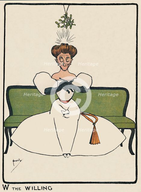 'W the Willing', 1903. Artist: John Hassall.