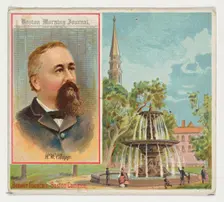 W.W. Clapp, Boston Morning Journal, Philadelphia Public Ledger, from the American Editors ..., 1887. Creator: Allen & Ginter