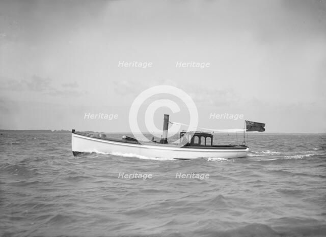 W. White & Sons launch, 1911. Creator: Kirk & Sons of Cowes.