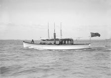 W. White & Sons launch, 1911. Creator: Kirk & Sons of Cowes