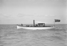 W. White & Sons launch, 1911. Creator: Kirk & Sons of Cowes