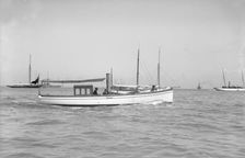 W. White & Sons launch, 1911. Creator: Kirk & Sons of Cowes