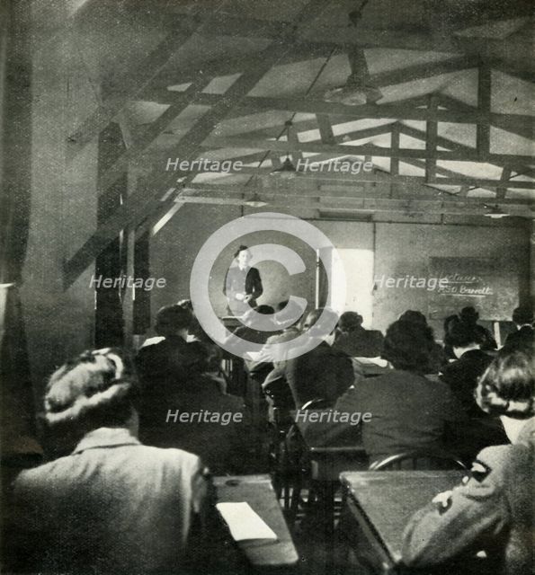 'W.A.A.F. Officer Lectures', c1943. Creator: Cecil Beaton.