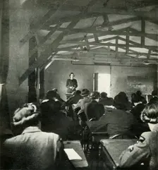 W.A.A.F. Officer Lectures c1943. Creator: Cecil Beaton