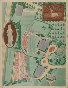 W. A. Wheelock Estate, c. 1936. Creator: Tabea Hosier