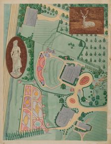 W. A. Wheelock Estate, c. 1936. Creator: Tabea Hosier