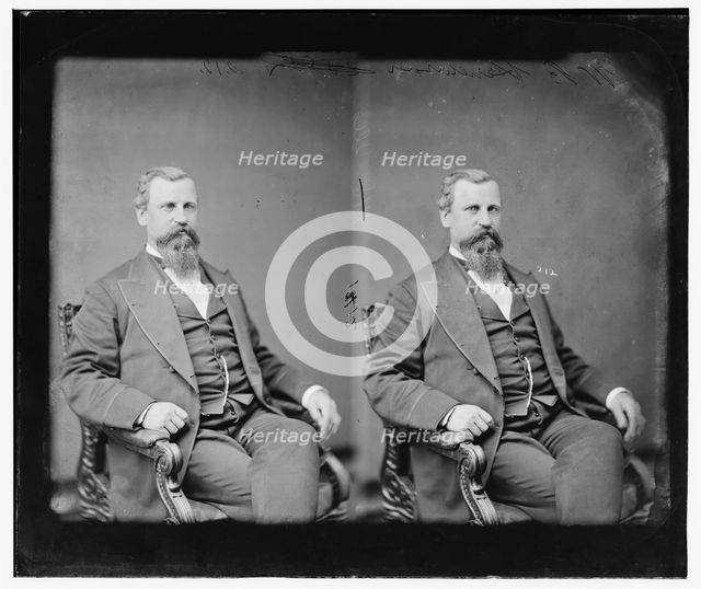 W.B. Henderson of Illinois, between 1865 and 1880. Creator: Unknown.
