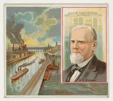 W.D. Bickham, Dayton Daily Journal, from the American Editors series (N35) for Allen & Gin..., 1887. Creator: Allen & Ginter