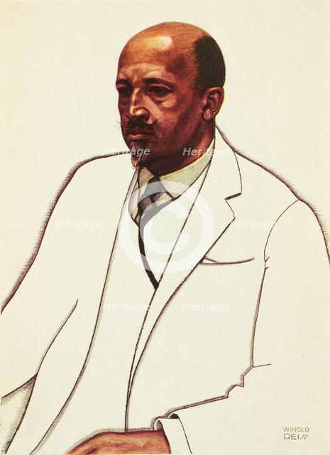 W.E. Burghardt Du Bois, 1925. Creator: Winold Reiss.