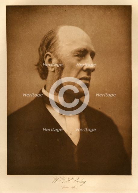 W.E.H. Lecky (from life), before 1893.  Creator: Henry Herschel Hay Cameron.