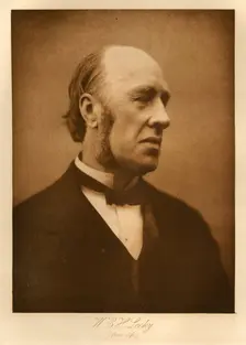W.E.H. Lecky (from life), before 1893. Creator: Henry Herschel Hay Cameron