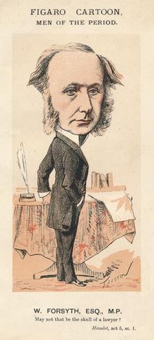 W. Forsyth, Esq., M.P. c1870. Artist: Faustin