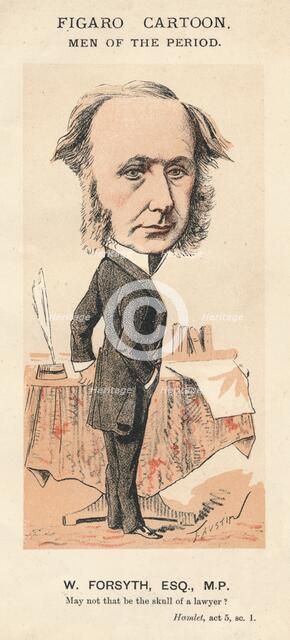 'W. Forsyth, Esq., M.P.', c1870. Artist: Faustin.