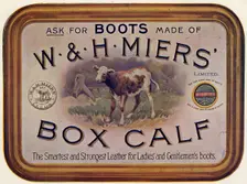 W&H Miers Box Calf - boot leather, 19th century