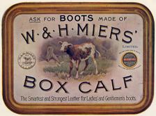 W&H Miers Box Calf - boot leather, 19th century