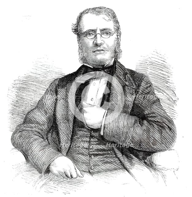 W. H. Adams, Esq., (formerly member for Boston), Chief Justice of Hong-Kong, 1860. Creator: Unknown.