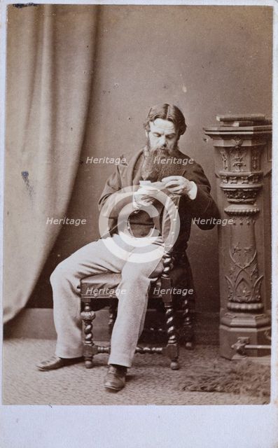 W. Holman Hunt, c1864. Creator: London Stereoscopic & Photographic Co.