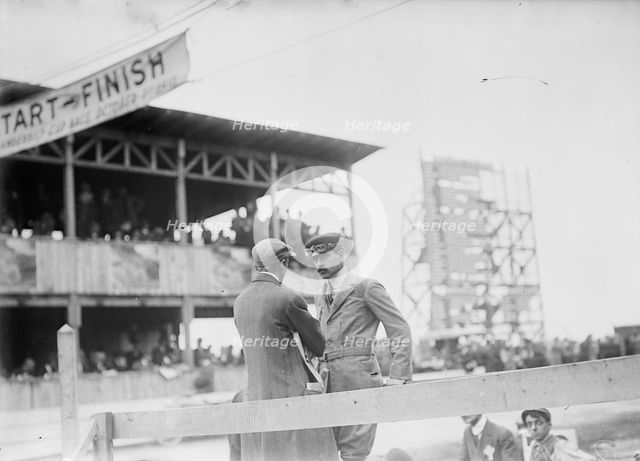W.K. Vanderbilt at racetrack, 1910. Creator: Bain News Service.