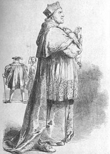 W. Macready as Cardinal Wolsey mid 19th century, (1901). Creator: Unknown