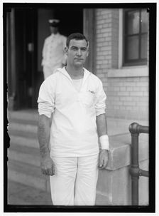 W. Phillips, one of wounded sailors, U.S.S. Memphis, c1916. Creator: Harris & Ewing