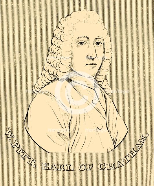 'W. Pitt, Earl of Chatham', (1708-1778), 1830. Creator: Unknown.