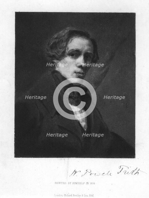 'W Powell Frith', painted by himself in 1838, (1887).Artist: Richard Bentley & Son
