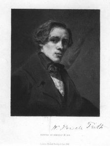 W Powell Frith painted by himself in 1838, (1887).Artist: Richard Bentley & Son