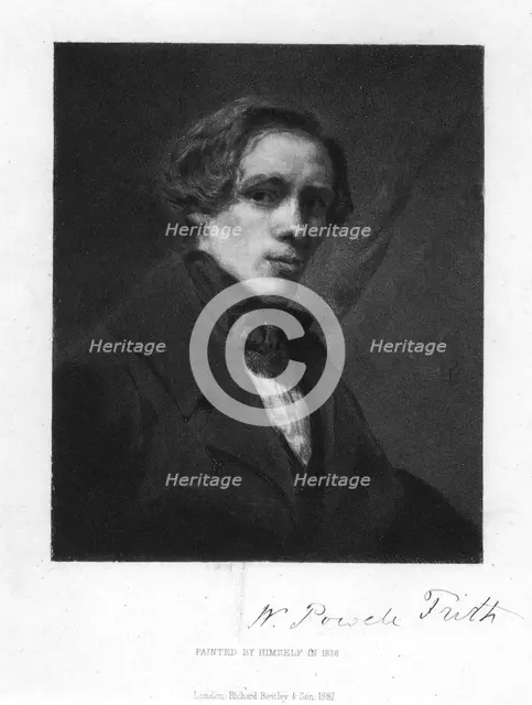 'W Powell Frith', painted by himself in 1838, (1887).Artist: Richard Bentley & Son