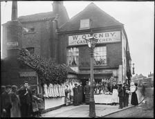 W Quenby Cash Butcher, Felsham Road, Putney, Wandsworth, Greater London Authority, 1902. Creator: William O Field